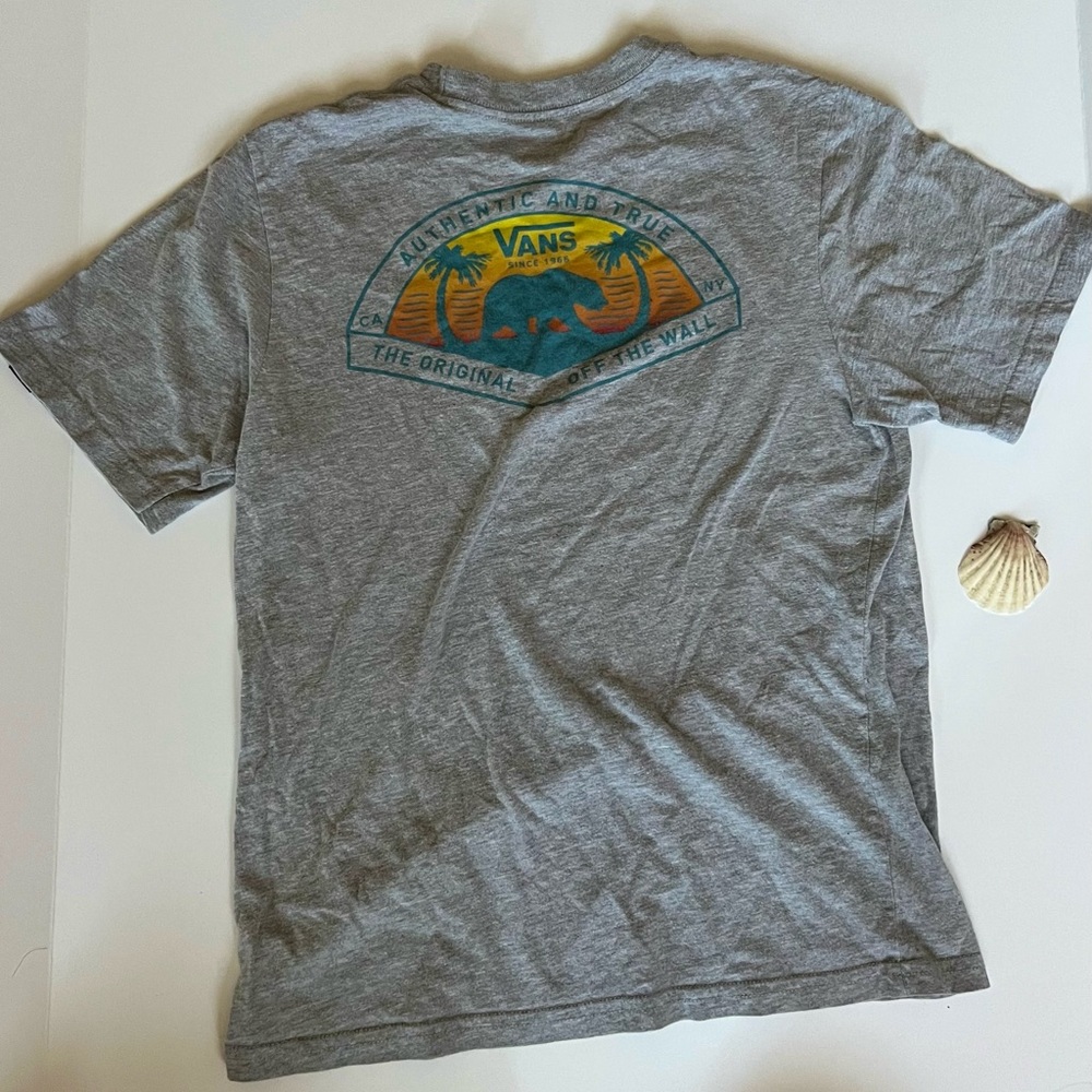 Boys Vans grey T-shirt for kids size medium - vans gray T-shirt for boys